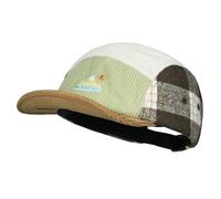 Clakllie Corduroy 5 Panel Short Brim Hats Vintage Short Peak Cap Stylish Flat Brim Baseball Cap Urban Street Skateboard Dad Hat