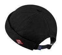 Clakllie Cotton Brimless Docker Cap for Men Retro Sailor Cap Casual Worker Skull Caps Mens Skullies Beanie,CT37-Black