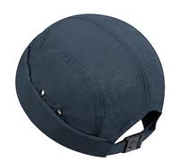 Clakllie Docker Cap Quick Dry Brimless Hats for Women Men Rolled Cuff Harbour Hat Vintage Sailor Cap 5 Panel Skullcap No Brim Leon Hat,DBH01-Blue