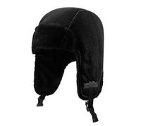 Clakllie Faux Fur Trapper Trooper Hats Winter Warm Bomber Beanie Hat with Clasp Ushanka Russian Eskimo Hat Thick Fleece Ear Flap Aviator Pilot Cap Windproof Coldproof Snow Ski Hunting Earflap Hat