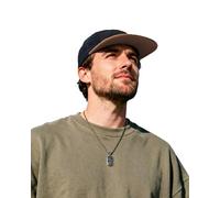 Clakllie Flat Bill Baseball Cap 5 Panel Hats Low Profile Dad Hats Classic Trucker Hat Hip Hop Skateboard Hat Flat Peak Cap,D5PH05-Black