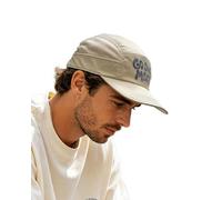 Clakllie Flat Peak Baseball Cap Breathable 5 Panel Running Hat for Men Unstructured Flat Brim Hats Quick Dry Trucker Cap,BS265P02-Khaki