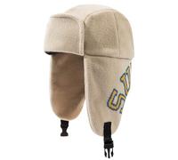 Clakllie Men Hunting Ushanka Russian Hats Windproof Snowboard Ear Flaps Trapper Trooper Hat Eskimo Hunting Hats,PL2402-Beige