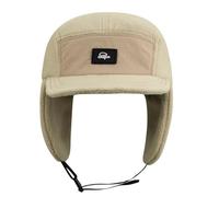 Clakllie Men's Winter Aviator Hat Trapper Hat Windproof Warm Winter Hat with Ear Flaps Men Baseball Cap Bomber Hat Russian Hat Pilot Hat Earmuffs for Snowboarding Skating Cycling, APL2-Beige, One Size