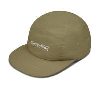 Clakllie Quick Dry 5 Panel Baseball Cap Waterproof Flat Brim Hats for Women Men Adjustable Golf Dad Hat,BSSP2549-Khaki