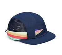 Clakllie Quick Dry 5 Panel Running Hat Breathable Mesh Hat Short Brim Hats Lightweight Baseball Cap Summer Sport Cap,BS265P04-Dark Blue