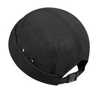 Clakllie Quick Dry Brimless Caps for Men Lightweight Checkered Docker Cap | Nylon No Brim Hats Adjustable Beanie Vintage Sailor Cap Casual Worker Skull Caps