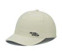 Clakllie Quick Dry Short Brim Cap for Women Men Lightweight Baseball Cap Golf Dad Hats Running Trucker Hat,BSSQ2505-Cream