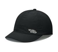 Clakllie Quick Dry Short Brim Cap for Women Men Lightweight Baseball Cap Golf Dad Hats Running Trucker Hat,BSSQ2505-Black