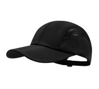 Clakllie Soft Top Baseball Cap Sun Protection Qucik Dry Caps UPF 50+ Tennis Umpire Hats Cooling Sports Caps Mesh Ball Cap,DCP2403-Black