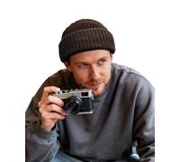 Clakllie Trawler Short Fisherman Beanie Hat Stylish Knit Cuffed Watch Cap Plain Rolled Cuff Knitted Hats Daily Skullcap, Cdus-ddth3-dark Brown, One size