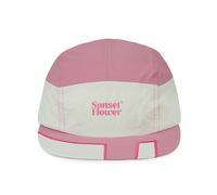 Clakllie Waterproof 5 Panel Hats Men's Flat Brim Hat Quick Dry Baseball Cap for Hiking UPF 50+ Trucker Hat,BSSP2570-Pink