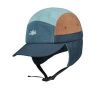 Clakllie Winter Baseball Cap for Men Warm Trapper Hat with Visor Multi-Color 5 Panel Dad Hat Cold Weather Russian Hats,CRDT01-Blue