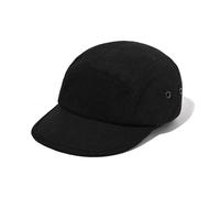 Clakllie Women's Flat Brim Snapback 5 Panel Cap Umpire Dad Hats Cooling Corduroy Cityboy Biker Board Cap, Black