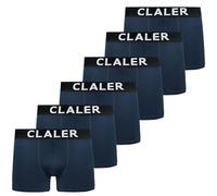 CLALER Boxer Shorts Mens 6 Pack Cotton Trunks Stretchy Soft Fitted Briefs Comfortable and Breathable Men's Underwear Suitable for Daily Sports Outdoor (6 x Blue, M)