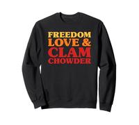 Clam Chowder I Love Clam Chowder Funny Clam Chowder Sweatshirt