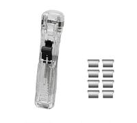 Clam Clip Dispenser with 8PCS Reusable Refill Clips, Binder Clips Paper Clips for School Office