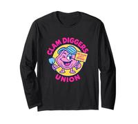 Clam Diggers Inappropriate Funny Adult Humor Embarrassing Long Sleeve T-Shirt