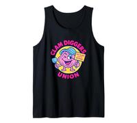Clam Diggers Inappropriate Funny Adult Humor Embarrassing Tank Top