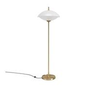 Clam Floor Lamp Opal/Brass