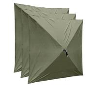 CLAM Quick-Set Wind and Sun Panel Attachment for Escape Sport Screen Shelter Canopy Tent with Carrying Bag, Accessory Only, Green (3 Pack)