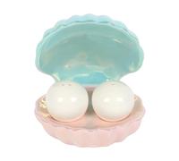Clam Shell Salt and Pepper Shakers | Coastal Tableware Set