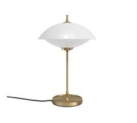 Clam Table Lamp Opal/ Brass