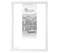 Clamaro 'Collage' Picture Frame 27 x 26 Handmade | Matte White | Modern MDF Picture Frame with Acrylic Glass Glass, Back Plate and Hanger (Horizontal and Vertical)