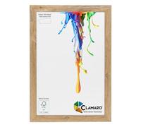 CLAMARO Neo Collage Picture Frame 23x30 cm, Vintage Oak Silver, MDF Wood