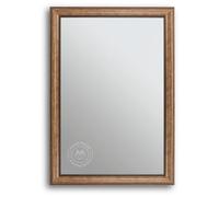 CLAMARO 'Paris' Antique Wall Mirror 65 x 150 cm with Frame | Brown | Shabby Chic Vintage Baroque Mirror with Wooden Frame | Baroque Mirror with Metal Hanger and Mounting Material