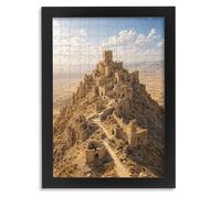 CLAMARO Puzzled Jigsaw Puzzle Frame for 49.3x69.3 cm, Matt Black