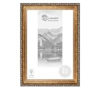 CLAMARO Vienna Antique Baroque Solid Wood Picture Frame, 60 mm, 15x22 cm