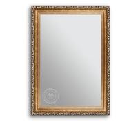 CLAMARO Vienna Wall Mirror, Gold Spruce Wooden Frame, 40 x 70 cm