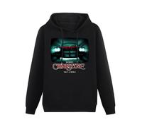 Clamguard Christine Car Mens Sweatshirts Cotton Unisex Black Pullover Hoodies S