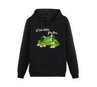 Clamguard Silverchair Frogstomp Logo Mens Sweatshirts Cotton Unisex Black Pullover Hoodies L