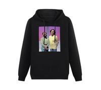 Clamguard Vic and Bob Mulligan and O'Hare Mens Sweatshirts Cotton Unisex Black Pullover Hoodies M