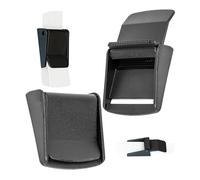 Clamp buckles for 38 mm wide webbing straps, 2 pieces, in black, made of plastic, clamp fastener buckles, replacement clamp fastener, buckle repair, rucksack belt buckle, belt passage clamps