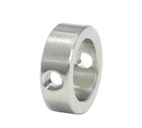 Clamp Collar Woodworking Drill Locator, 304 SS Double-Hole Screws Bit Depth Stop Collars Ring, Positioner Wood Tool(12mm)