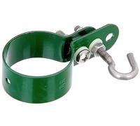 Clamp for Mesh-Bracing Rods Galvanised Plastic-Coated Green