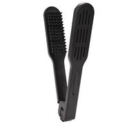 Clamp Hair Brush,Clamp Brush With Wild Bristles Double Sided - Smoothing Detangling Ramming Hair Salon Tool for Girls Women