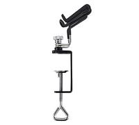 Clamp Holder Stand Hold Up to 2 Spray Stainless Steel Holder Clamp-on Table Stand Tool Holder Stand Portable Two-Brush Table Stand Clamp-on Rack Tool