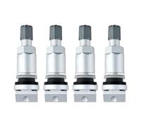 Clamp-in Valve Stem for TPMS Tyre Pressure Monitoring System, 4Pcs Pressure Monitoring Sensor Valve Stems Replacements Anti-Explosion Tire Valve Stem Tool for Cars