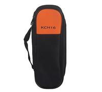 Clamp Meter Bag Durable PU Carrying Case for Multimeter Storage Protection Compatible with FLUKE F302 F303 F305 Series for Electricians Lightweight Compact Design