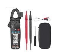 Clamp Meter Digital Clamp Meter Current Professional AC/DC Auto Car Repair TRMS Multimeter Live Check NCV Capacitor Election Tester(ACM91(Black))