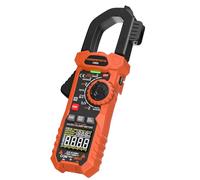 Clamp Meter Inrush Digital Multimeter 1000A TRMS 6000 Counts, Voltage Tester - Inrush Current VFD, LOZ Measures AC/DC Current Voltage NCV Temperature D-Shaped Jaws