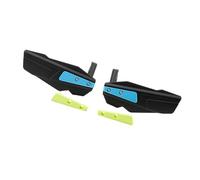 Clamp Mounted Nylon Handguards for Mountain Cycling, Left and Right Guard Set for Trail Riding and Dirt Route Use Mountain Cycling Guards Grip Guards Off Road Guard Set Trail Riding Nylon Pair Clamp
