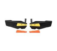 Clamp Mounted Nylon Handguards for Mountain Cycling, Left and Right Guard Set for Trail Riding and Dirt Route Use Mountain Cycling Guards Grip Guards Off Road Guard Set Trail Riding Nylon Pair Clamp