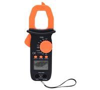 Clamp Multimeter with 2 Test Clamp Multimeter, Digital Clamp Multimeter Cables, AC/DC Voltage AC Current Tester, with Data Holding Function, 4000 Counts/Plastic