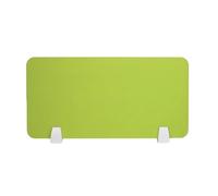 Clamp-On Acoustic Desk Divider, Portable Soundproof Privacy Panel for Home Office, Lightweight Freestanding Partition for Study Table, Green, 100x30cm - Ideal for Students