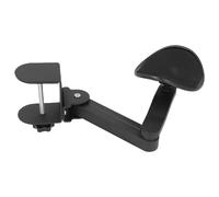 Clamp On Adjustable Arm Rest Support Extender 360 Degree Rotating Ergonomic Elbow Rest Holder for Desk Aluminum Alloy Plastic Computer Workstation Office
